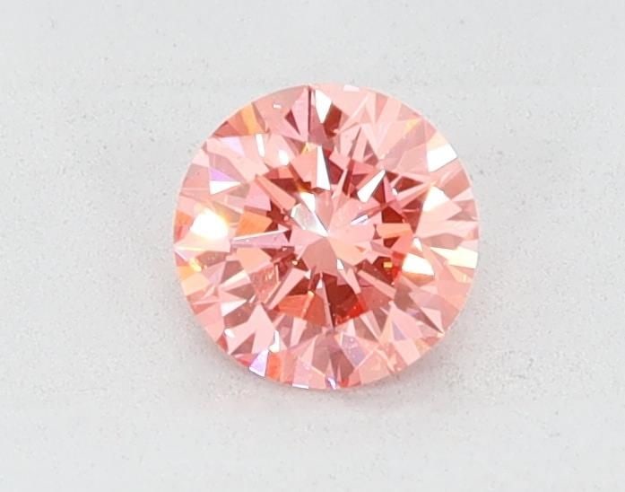 Loose Diamond - ROUND 0.53ct Pink VS2