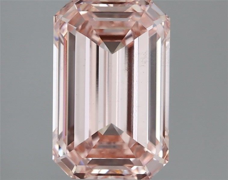 Loose Diamond - EMERALD 3.03ct Fancy Intense Pink VS2