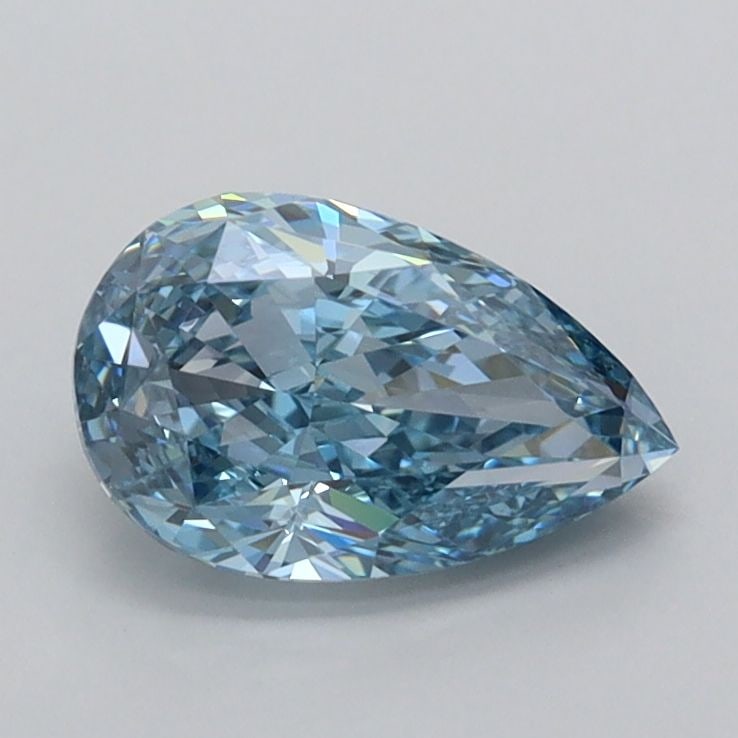 Loose Diamond - PEAR 1.02ct Fancy Vivid Blue VVS2