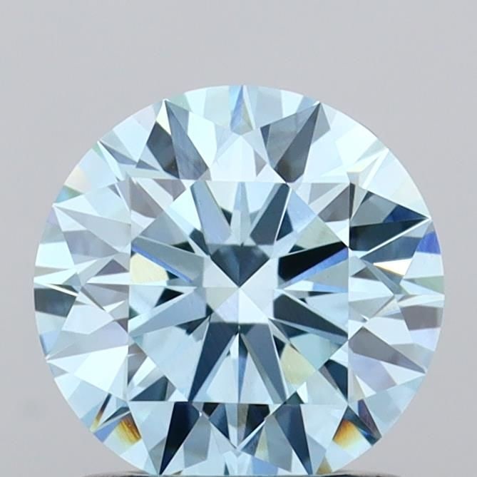 Ideal Loose Diamond - ROUND 1.04ct Fancy Vivid Blue VVS2