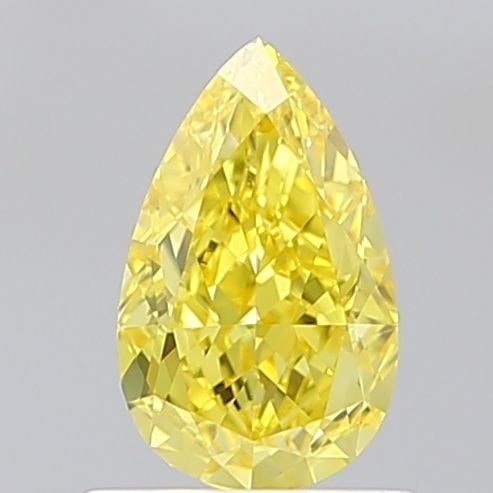 Loose Diamond - PEAR 1.04ct Fancy Vivid Yellow VVS1