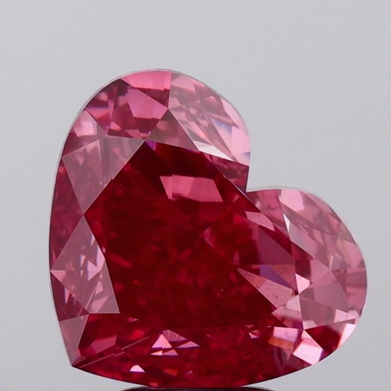 Loose Diamond - HEART 6.02ct Fancy Vivid Pink VS1