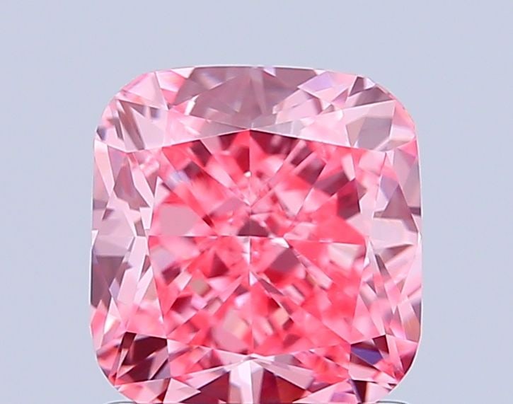 Loose Diamond - CUSHION MODIFIED 1.5ct Fancy Vivid Pink VVS2