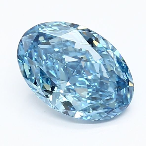 Loose Diamond - OVAL 1.49ct Fancy Vivid Blue VS1