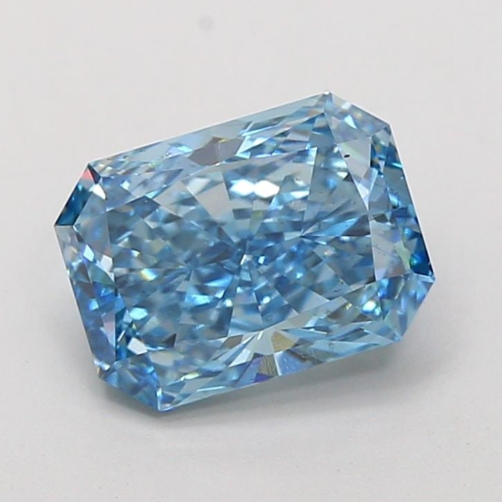 Loose Diamond - RADIANT 2.68ct Fancy Vivid Blue VS2