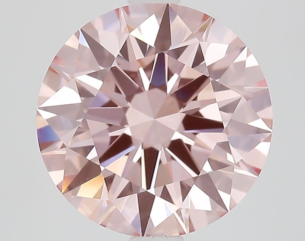 Ideal Loose Diamond - ROUND 3.52ct Fancy Intense Pink VVS2