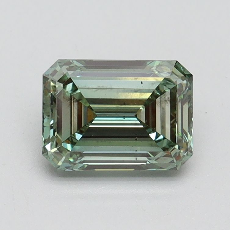 Loose Diamond - EMERALD 1.0ct Fancy Intense Green VS2: Loose Diamond - EMERALD 1.0ct Fancy Intense Green VS2 Source: This is a real non-mined Diamond that has been grown in a lab Shape: EMERALD Carats: 1.0 Color: Fancy Intense Green Certification: IGI Vid
