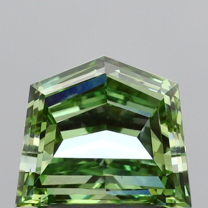 Loose Diamond - PENTAGONAL 1.5ct Fancy Vivid Green VS1: Loose Diamond - PENTAGONAL 1.5ct Fancy Vivid Green VS1 Source: This is a real non-mined Diamond that has been grown in a lab Shape: PENTAGONAL Carats: 1.5 Color: Fancy Vivid Green Certification: IGI V