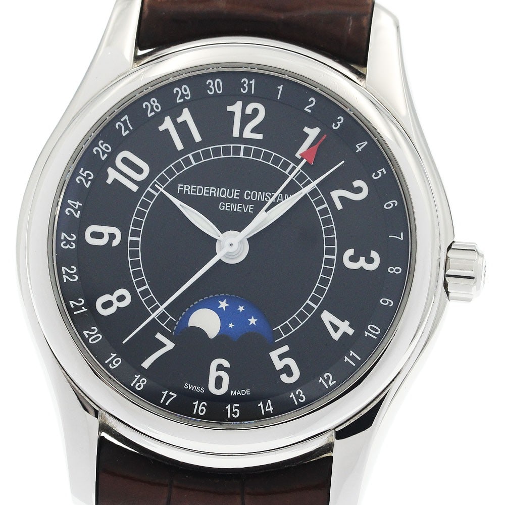 Frederique Constant Classic Moon Phase Date Mens Wristwatch FC-330 335X6B4 6
