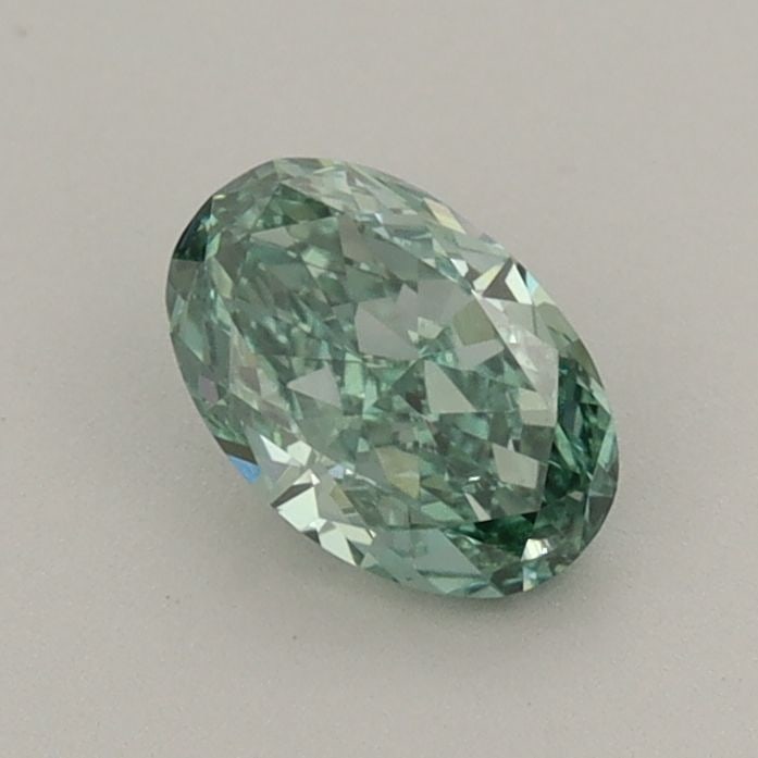 Loose Diamond - OVAL 0.59ct Fancy Vivid Green VS1: Loose Diamond - OVAL 0.59ct Fancy Vivid Green VS1 Source: This is a real non-mined Diamond that has been grown in a lab Shape: OVAL Carats: 0.59 Color: Fancy Vivid Green Certification: IGI Video: