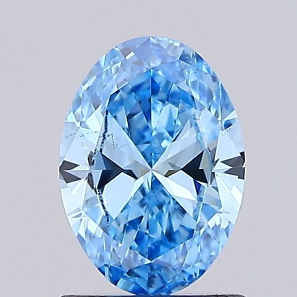 Loose Diamond - OVAL 1.0ct Fancy Vivid Blue VS2