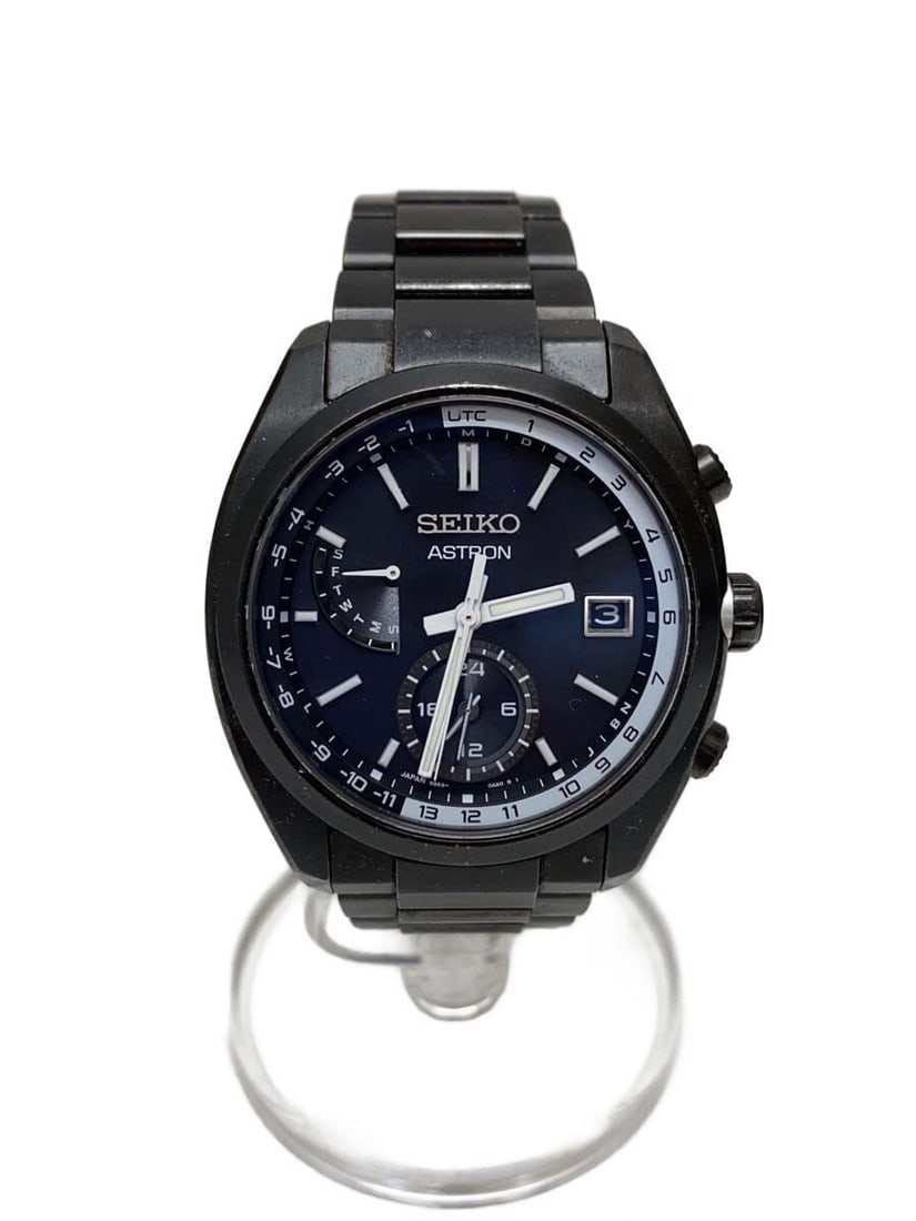 Seiko Astron Titanium Black Men's Wristwatch 8B63-0BA0