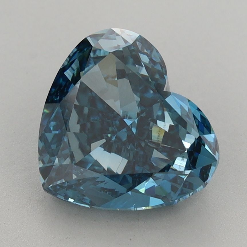 Loose Diamond - HEART 3.01ct Fancy Vivid Blue VVS2