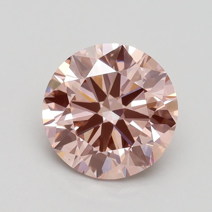 Loose Diamond - ROUND 1.7ct Fancy Intense Pink VS1
