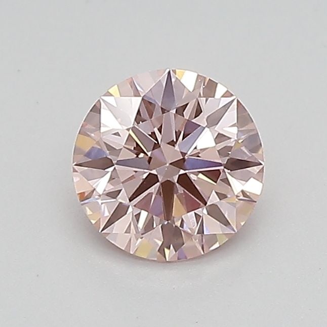 Ideal Loose Diamond - ROUND 0.58ct Fancy Vivid Pink VS1