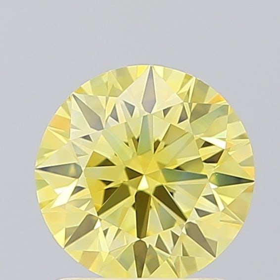 Ideal Loose Diamond - ROUND 1.17ct Fancy Vivid Yellow VVS1