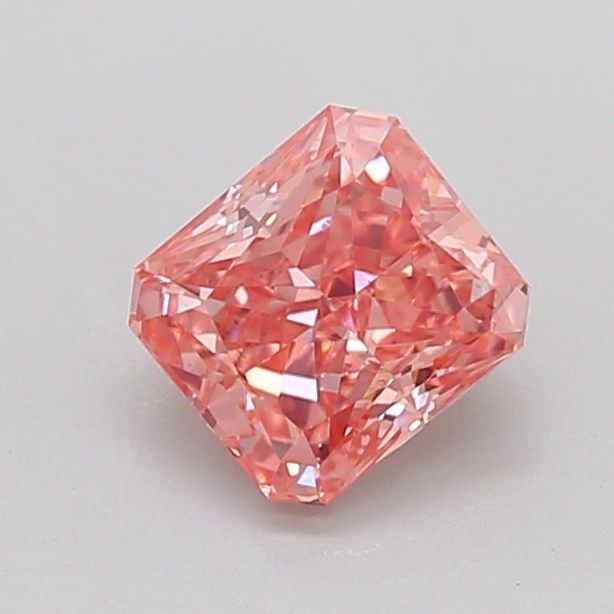 Loose Diamond - RADIANT 0.9ct Fancy Vivid Pink VS2
