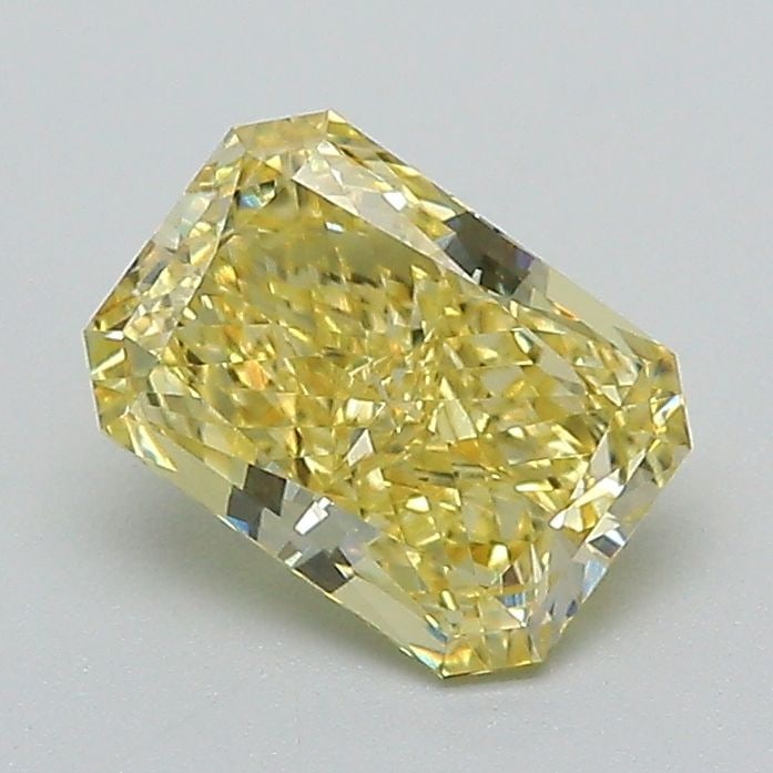 Loose Diamond - RADIANT 1.07ct Fancy Vivid Yellow VVS2