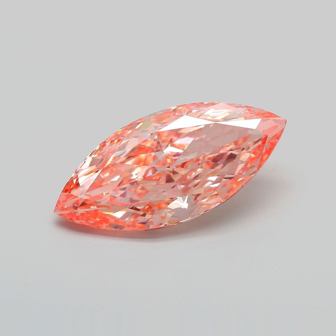 Loose Diamond - MARQUISE 8.64ct Fancy Vivid Pink VS1