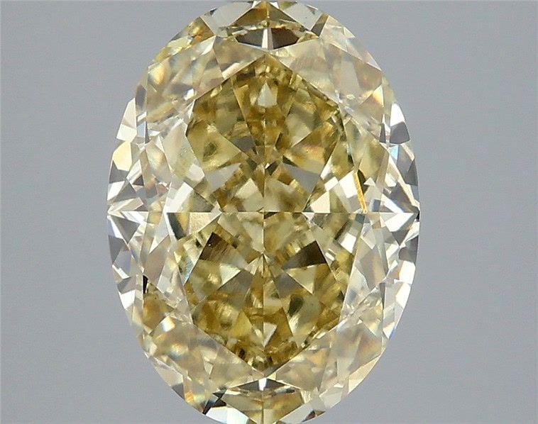 Loose Diamond - OVAL 4.05ct Fancy Yellow VS1