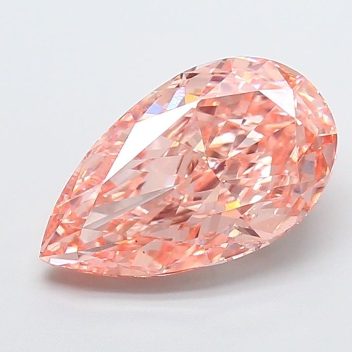 Loose Diamond - PEAR 4.2ct Fancy Intense Pink VS1