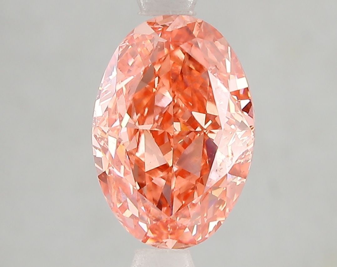 Loose Diamond - OVAL 3.01ct Fancy Vivid Pink VS2