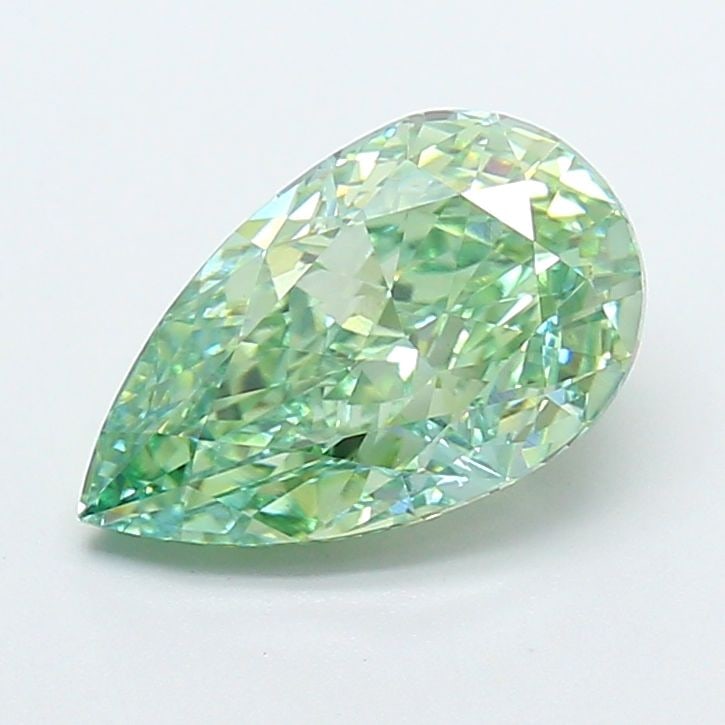Loose Diamond - PEAR 2.75ct Fancy Vivid Green VS1: Loose Diamond - PEAR 2.75ct Fancy Vivid Green VS1 Source: This is a real non-mined Diamond that has been grown in a lab Shape: PEAR Carats: 2.75 Color: Fancy Vivid Green Certification: IGI Video: