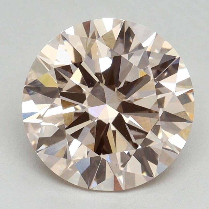 Ideal Loose Diamond - ROUND 3.15ct Fancy Pink VS1
