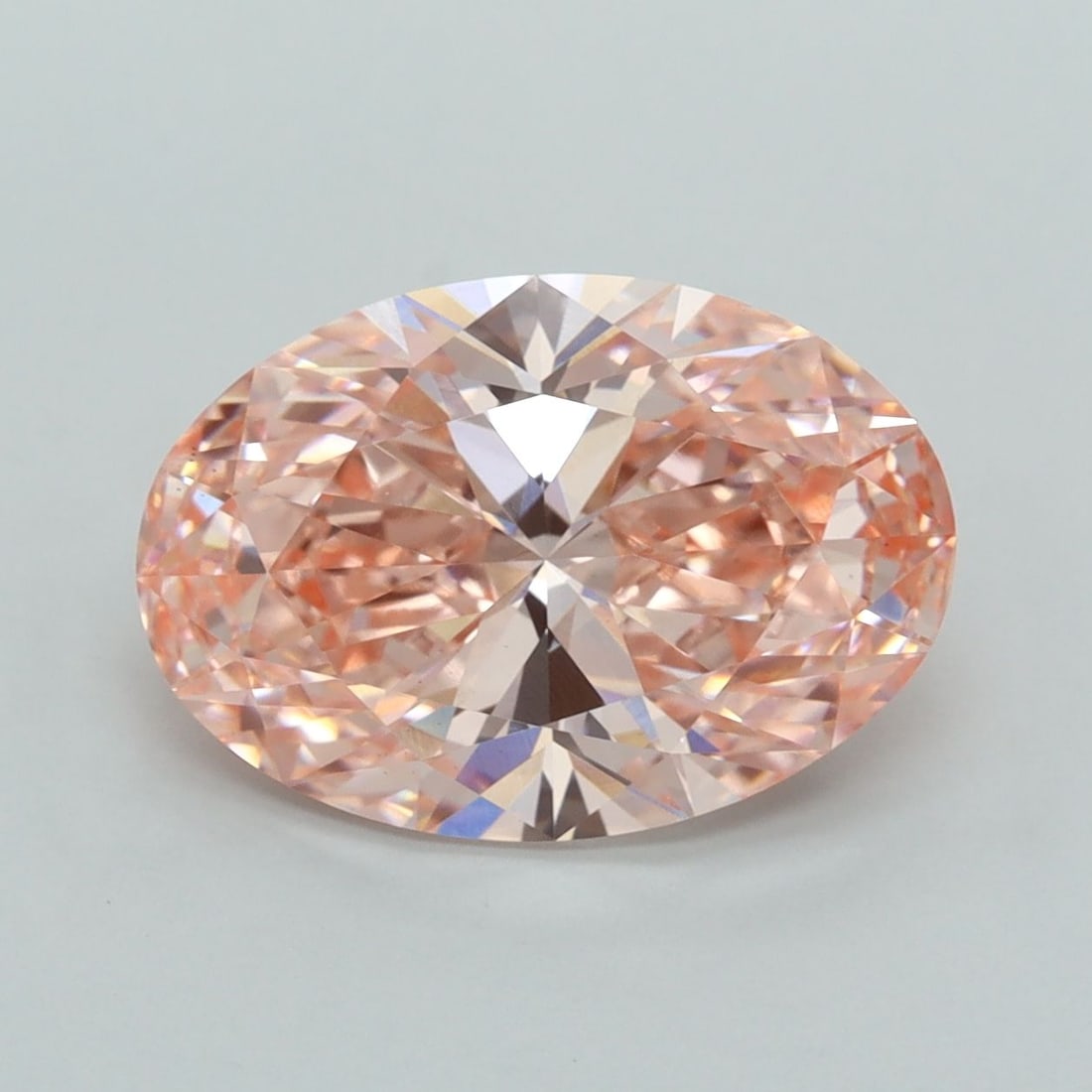 Loose Diamond - OVAL 4.04ct Fancy Vivid Pink VS1