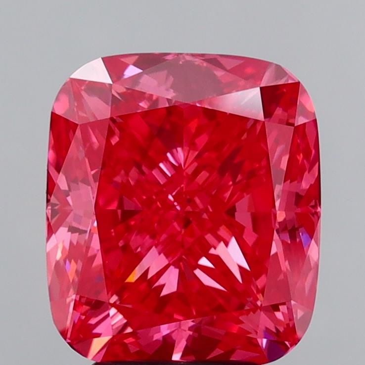 Loose Diamond - CUSHION MODIFIED 4.63ct Fancy Vivid Pink VS1: Loose Diamond - CUSHION MODIFIED 4.63ct Fancy Vivid Pink VS1 Source: This is a real non-mined Diamond that has been grown in a lab Shape: CUSHION MODIFIED Carats: 4.63 Color: Fancy Vivid Pink Certific