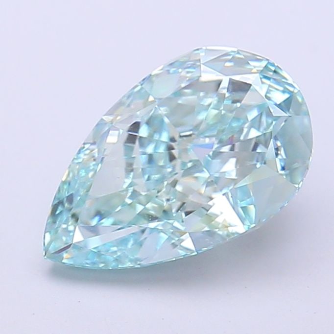 Loose Diamond - PEAR 2.33ct Fancy Vivid Green VS1: Loose Diamond - PEAR 2.33ct Fancy Vivid Green VS1 Source: This is a real non-mined Diamond that has been grown in a lab Shape: PEAR Carats: 2.33 Color: Fancy Vivid Green Certification: IGI Video: