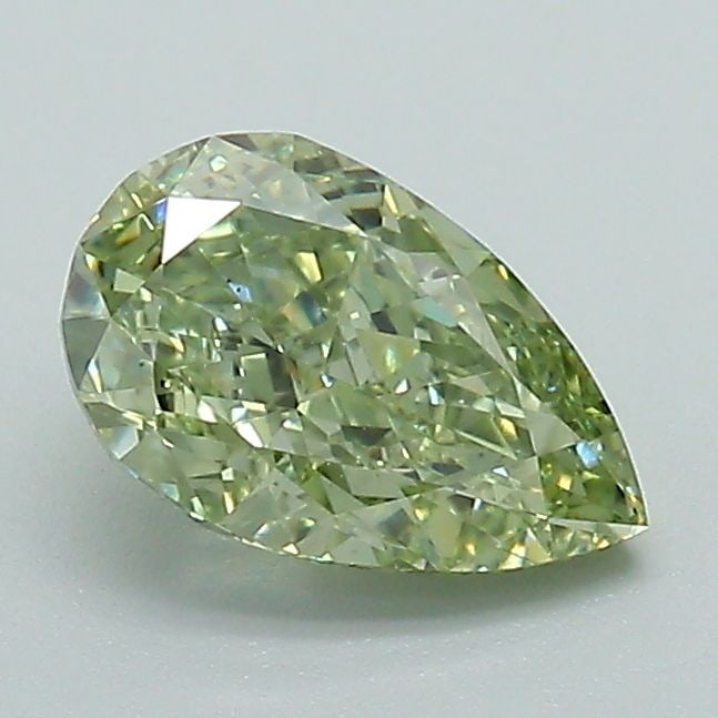 Loose Diamond - PEAR 1.01ct Fancy Vivid Green VS1: Loose Diamond - PEAR 1.01ct Fancy Vivid Green VS1 Source: This is a real non-mined Diamond that has been grown in a lab Shape: PEAR Carats: 1.01 Color: Fancy Vivid Green Certification: IGI Video: