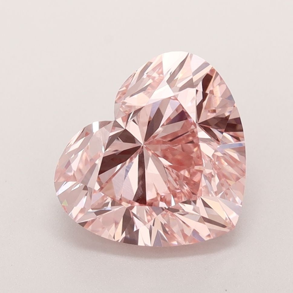 Loose Diamond - HEART 3.23ct Fancy Vivid Pink VS1