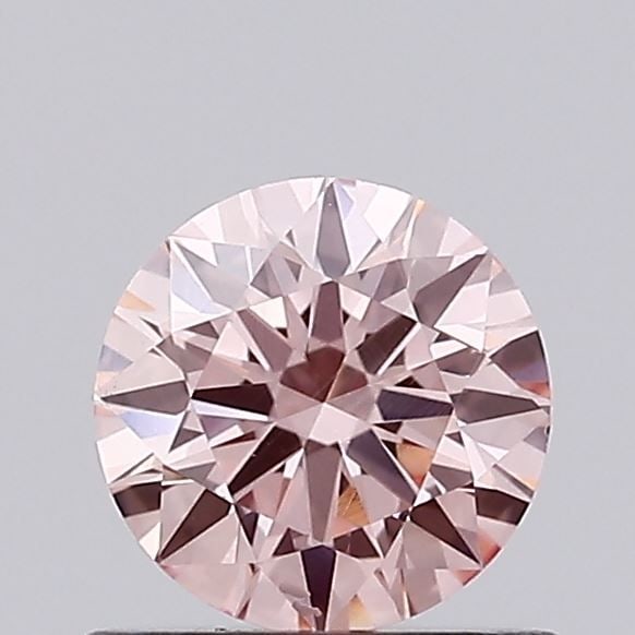 Ideal Loose Diamond - ROUND 0.56ct Fancy Intense Pink VS1