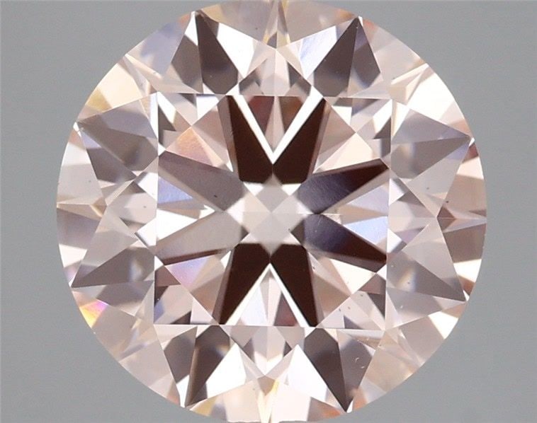 Ideal Loose Diamond - ROUND 4.24ct Fancy Intense Pink VS2