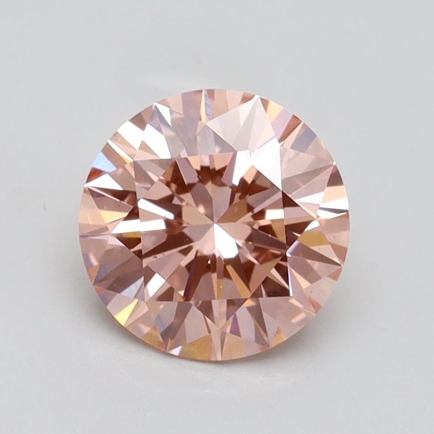 Loose Diamond - ROUND 1.52ct Fancy Intense Pink VS2