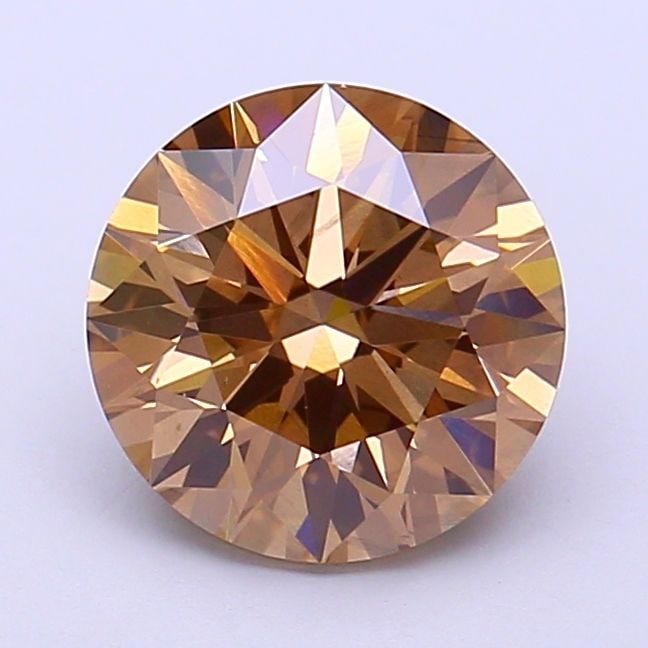 Ideal Loose Diamond - ROUND 2.28ct Fancy Brown VS2