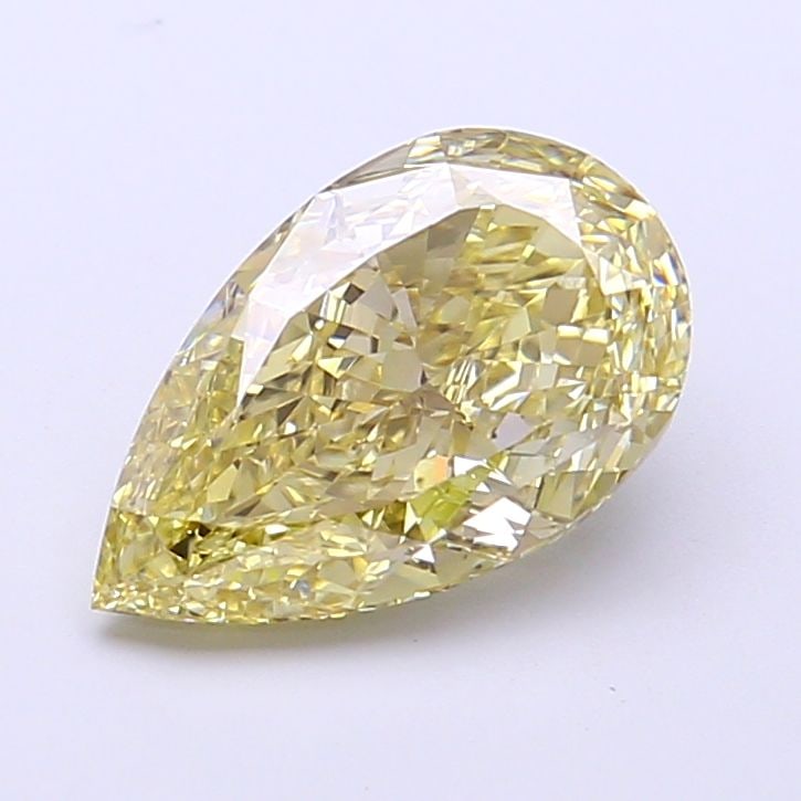 Loose Diamond - PEAR 2.01ct Fancy Vivid Yellow VS2