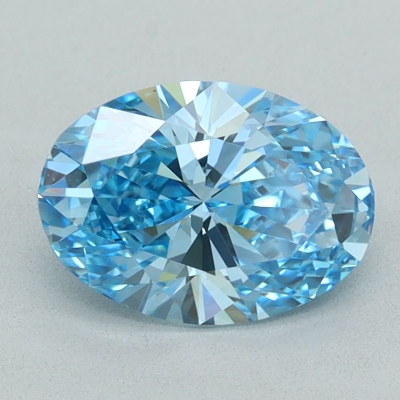 Loose Diamond - OVAL 1.53ct Fancy Vivid Blue VVS1
