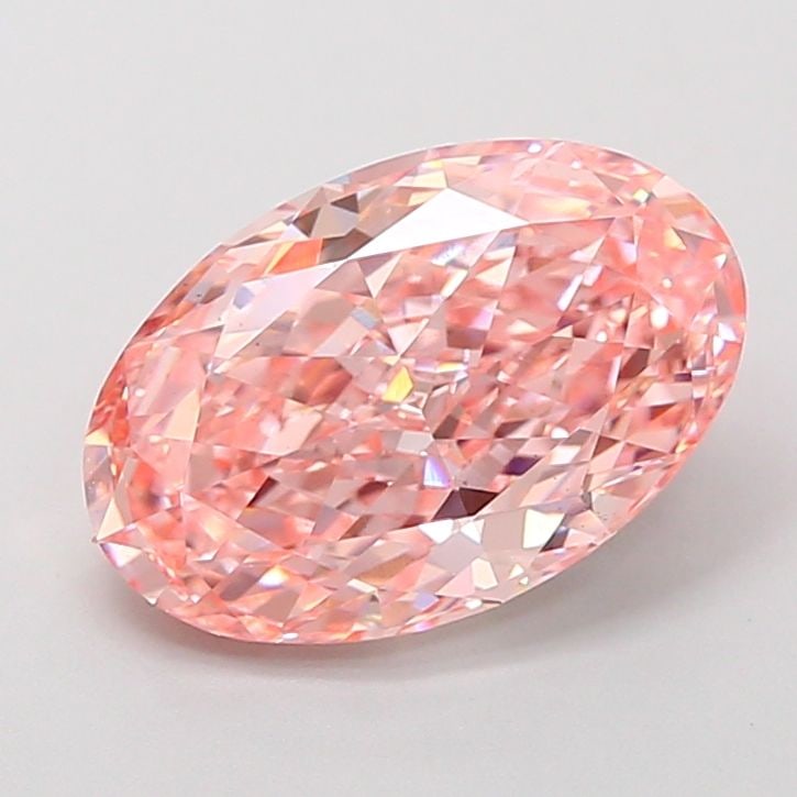 Loose Diamond - OVAL 3.03ct Fancy Vivid Pink VS1