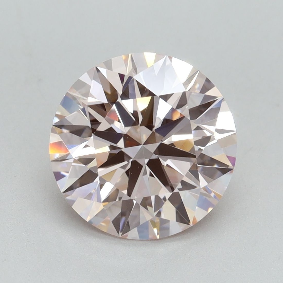Ideal Loose Diamond - ROUND 3.09ct Fancy Pink VVS1