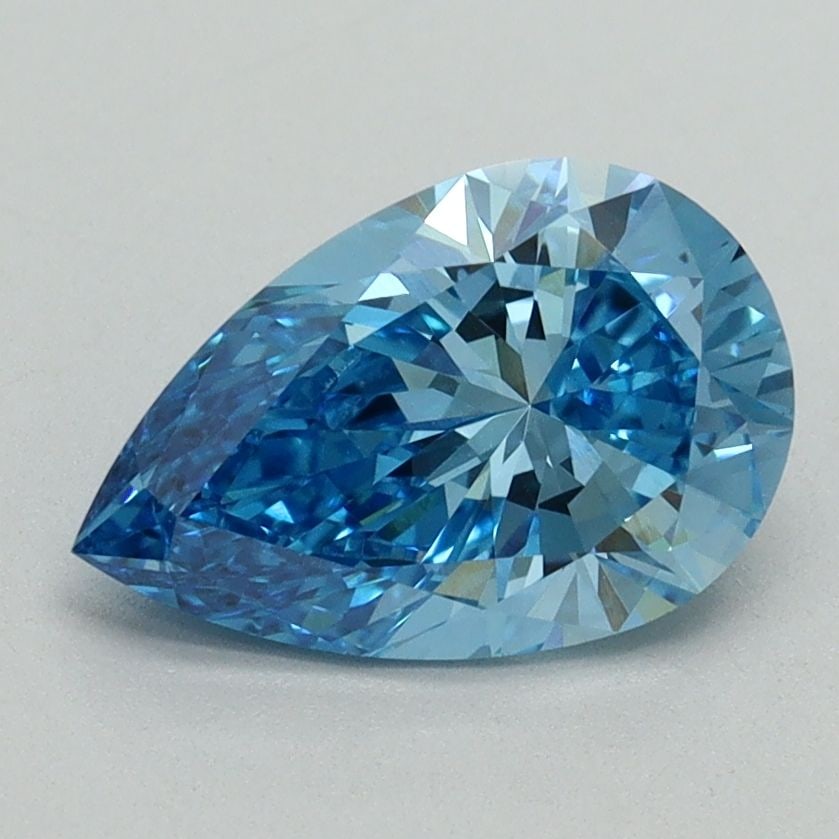 Loose Diamond - PEAR 1.52ct Fancy Vivid Blue VVS2