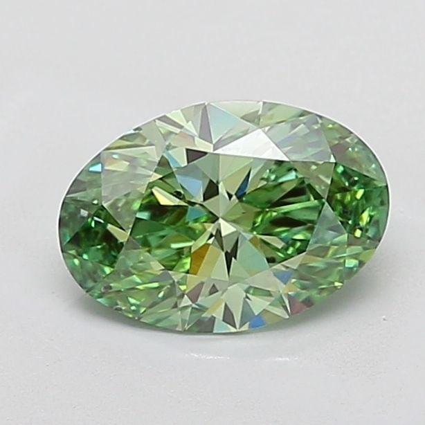 Loose Diamond - OVAL 1.74ct Fancy Vivid Green VS2: Loose Diamond - OVAL 1.74ct Fancy Vivid Green VS2 Source: This is a real non-mined Diamond that has been grown in a lab Shape: OVAL Carats: 1.74 Color: Fancy Vivid Green Certification: IGI Video: