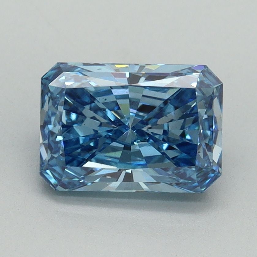 Loose Diamond - RADIANT 1.5ct Fancy Vivid Blue VS2