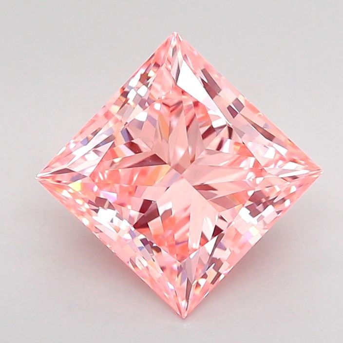 Loose Diamond - PRINCESS 2.0ct Fancy Vivid Pink VS1