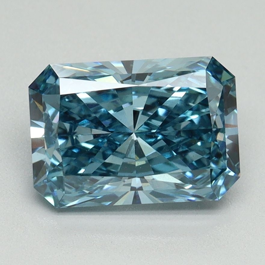 Loose Diamond - RADIANT 2.1ct Fancy Vivid Blue VS1