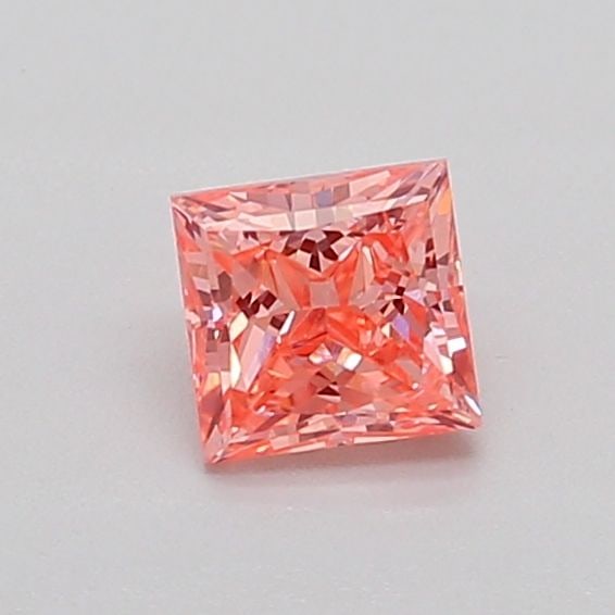Loose Diamond - PRINCESS 0.48ct Fancy Vivid Pink VS1