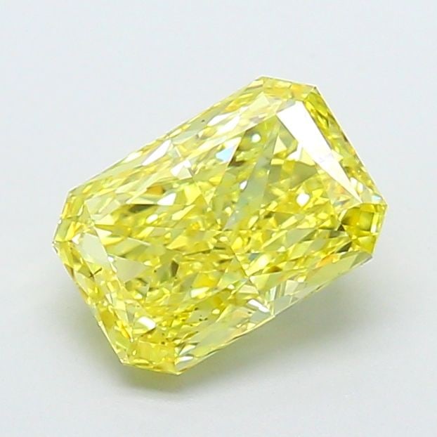 Loose Diamond - RADIANT 1.68ct Fancy Vivid Yellow VS2