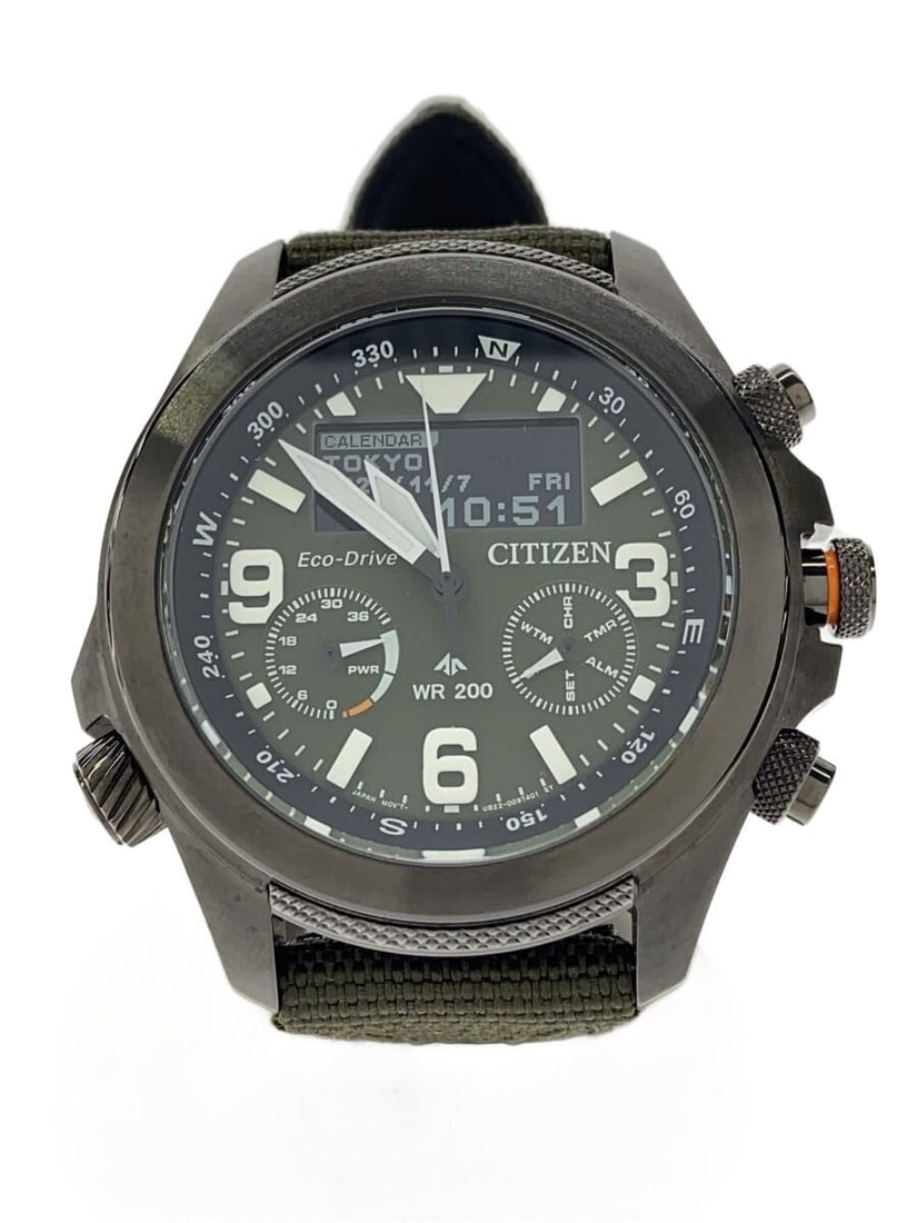 Citizen Promaster Green Men's Wristwatch U822-008MS04: Citizen Promaster Green Men's Wristwatch U822-008MS04 This is a CITIZEN Promaster U822-008MS04 men's wristwatch, crafted with materials sourced from Japan. The watch features a green color scheme and 