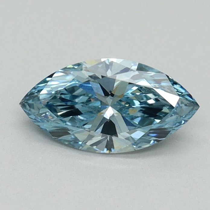 Loose Diamond - MARQUISE 0.5ct Fancy Vivid Blue VVS2